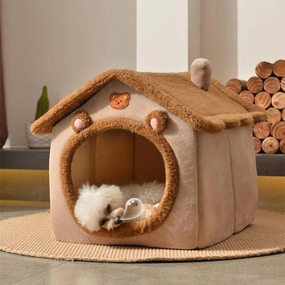 Washable Cat House for Small Dogs and Small to Medium Cats