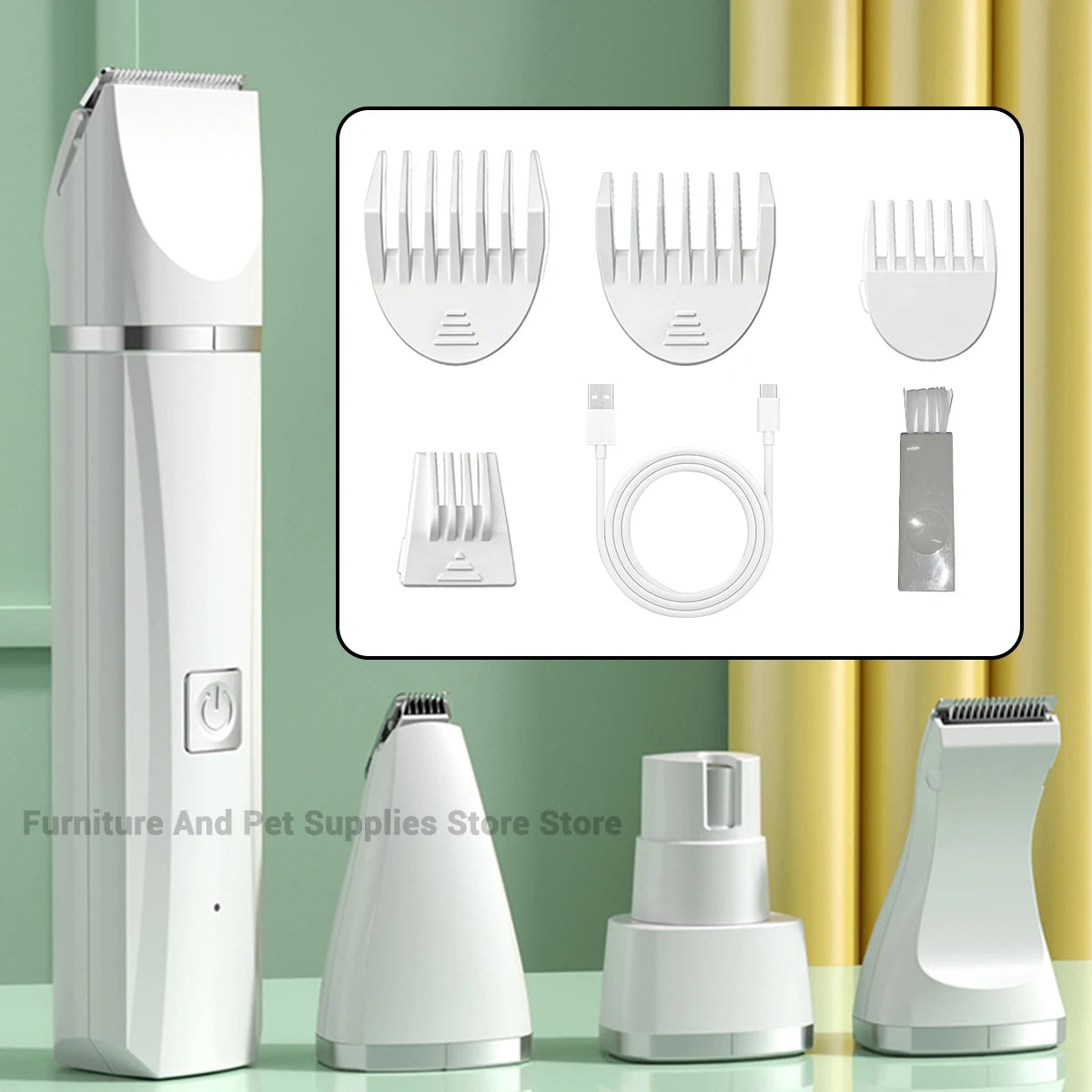 Rechargeable Pet Hair Clippers