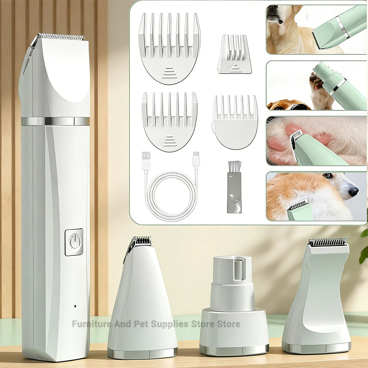 Rechargeable Pet Hair Clippers
