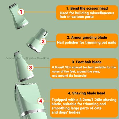 Rechargeable Pet Hair Clippers