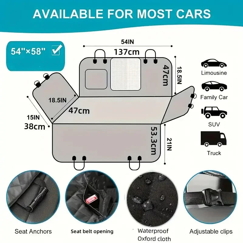 Waterproof Car Seat Cover for Pets